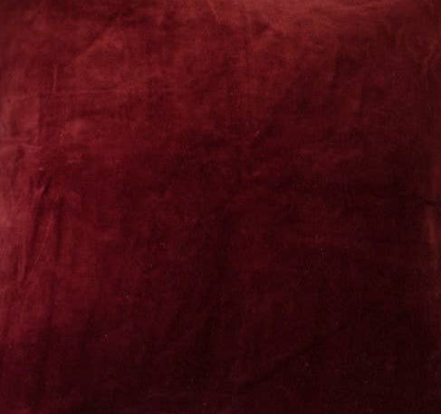 Luxury Velvet and Cotton Cushion Cover - Burgundy Linen Connections