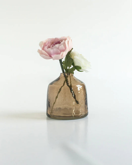 Handblown glass bud vase Smoke Creative Women