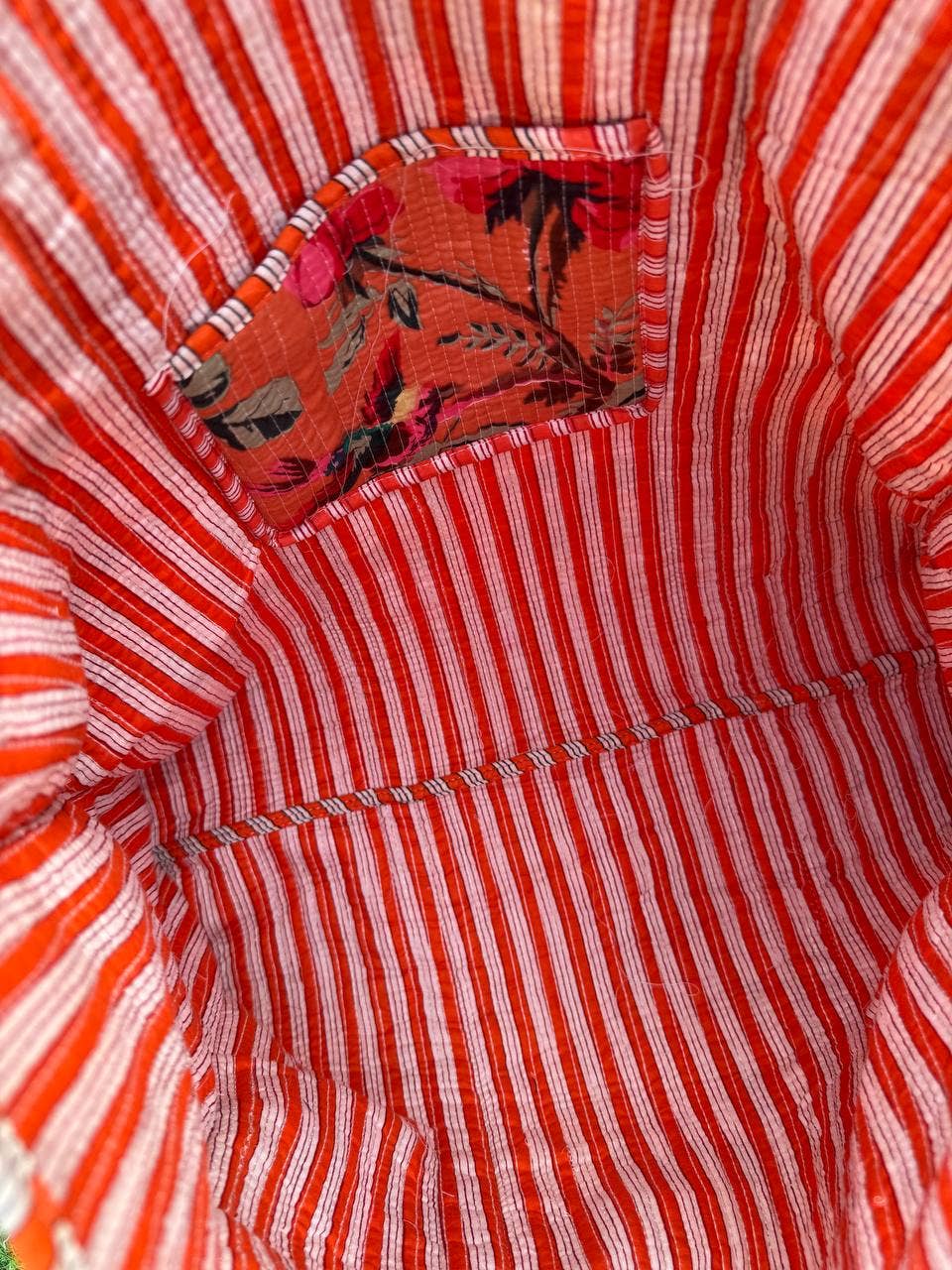 Bird Print Quilted Cotton Bag Girls Bag Market Shopping Bags Bhawana Handicrafts